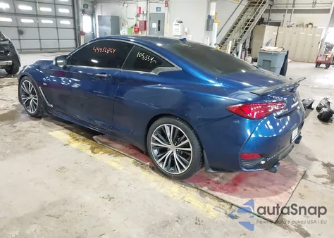 2017 Infiniti Q60 3.0T Premium z USA, uszkodzony, nr VIN JN1EV7ELXHM554463